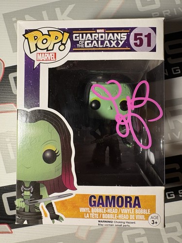 Zoe saldana signed gamora - saldana,