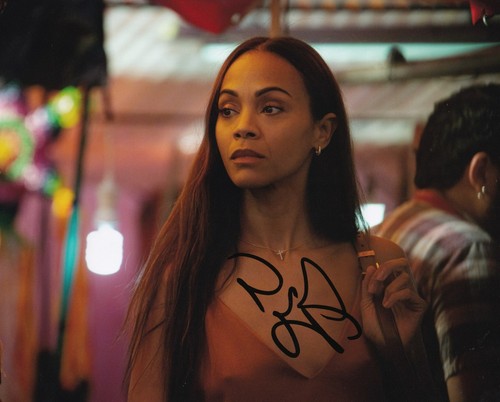 Zoe saldana autografo firmato - zoe,
