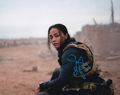 Zoe saldana autografo firmato - zoe,