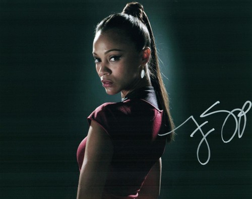Zoe saldana foto autografata - zoe,
