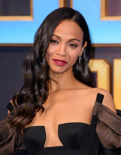 Abito nero zoe saldana lucido - zoe,
