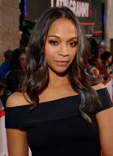 Zoe Saldana With Bare