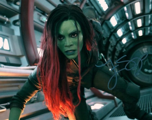 Zoe saldana foto firmata 8x10 - saldana,