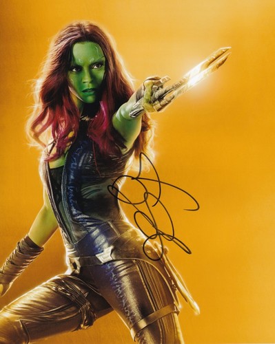 Autografo firmato zoe saldana - zoe,